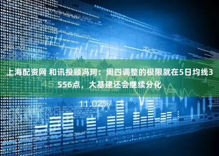 上海配资网 和讯投顾冯珂：周四调整的极限就在5日均线3556点，大基建还会继续分化